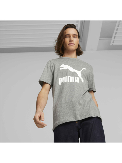 Футболка PUMA Classics Logo Tee модель 530088 — фото 3 - INTERTOP