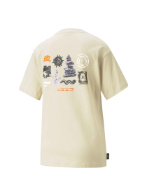 Футболка PUMA Downtown Relaxed Graphic Tee модель 538362 Фото