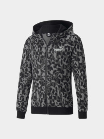 Спортивная кофта PUMA Alpha Aop Full-zip Hoodie модель 670218 Спортивная кофта PUMA Alpha Aop Full-zip Hoodie модель 670218 Фото
