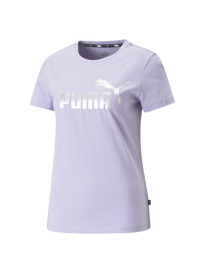 Футболка PUMA Ess+ Metallic Logo Tee модель 848303 - фото