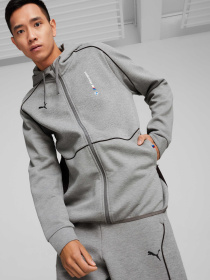 Кофта спортивная PUMA Bmw Mms Hooded Sweat Jacket модель 624144 Фото