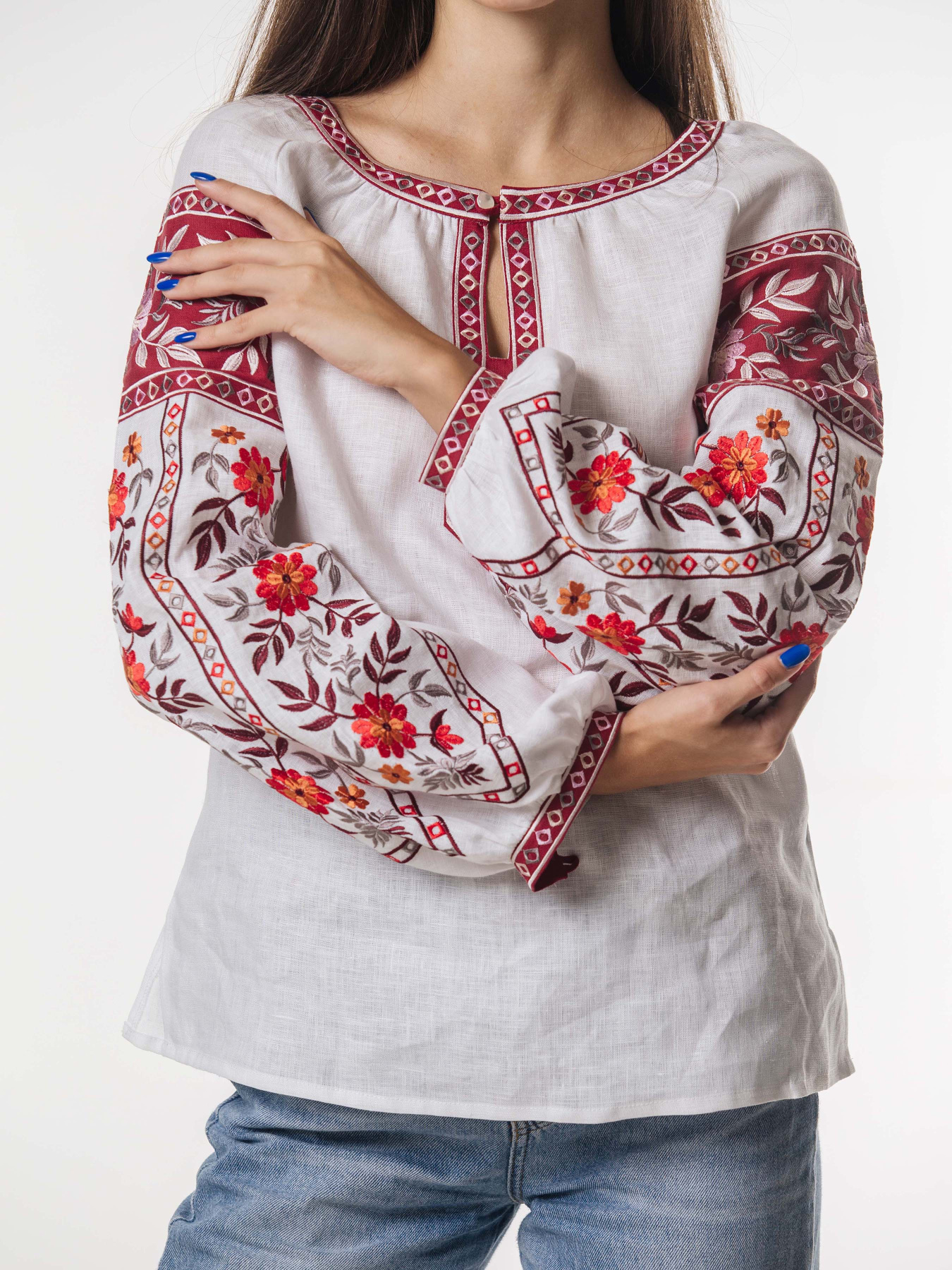 Вышитая рубашка Svarga модель SV-FE0420-0424-03033 Фото