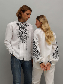 Вышитая рубашка Svarga модель SV-MS00519-1111-10001 Фото