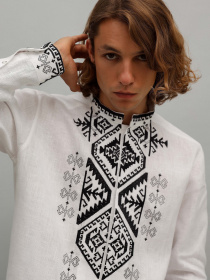 Вышитая рубашка Svarga модель SV-MS00519-1111-10001 Фото