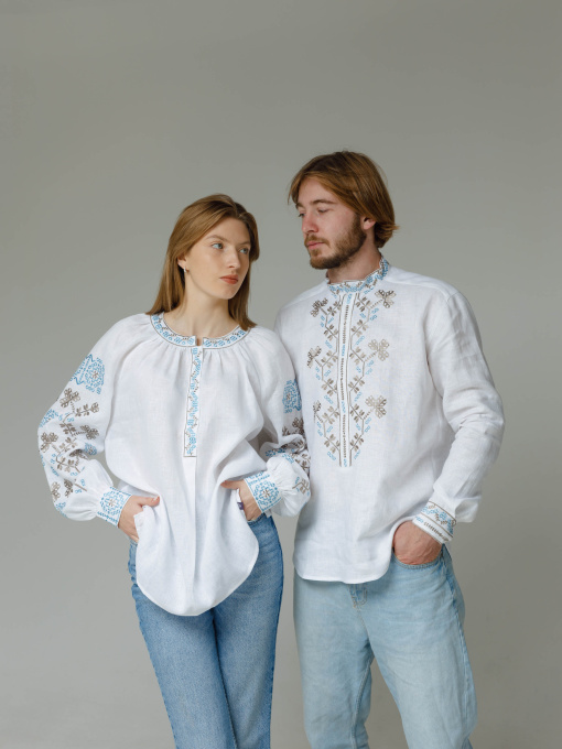 Вишита сорочка Svarga модель SV-MS006428-1111-10001 Фото