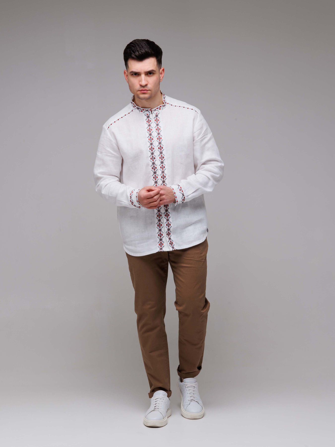 Вишита сорочка Svarga модель SV-MS00589-1111-10001 Фото