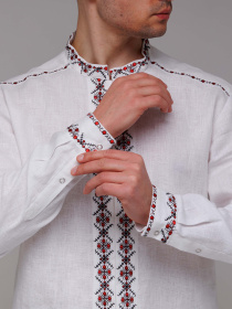 Вишита сорочка Svarga модель SV-MS00589-1111-10001 Вишита сорочка Svarga модель SV-MS00589-1111-10001 Фото