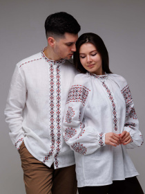 Вишита сорочка Svarga модель SV-MS00589-1111-10001 Вишита сорочка Svarga модель SV-MS00589-1111-10001 Фото