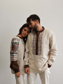 Вышитая рубашка Svarga модель SV-MS00576-1111-10017 Фото