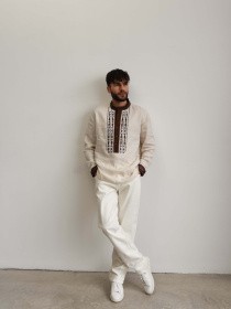 Вишита сорочка Svarga модель SV-MS00576-1111-10017 Фото