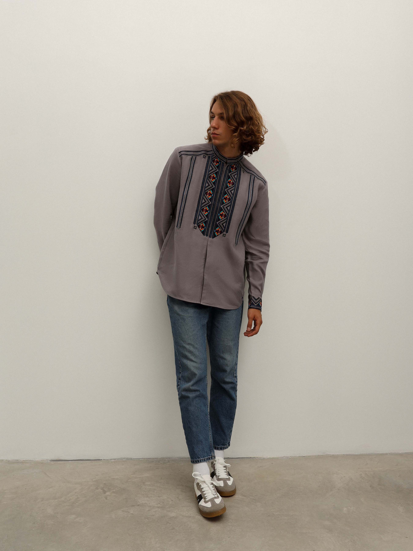 Вишита сорочка Svarga модель SV-MS00581-1111-10016 Фото