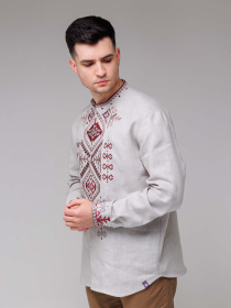 Вышитая рубашка Svarga модель SV-MS00582-1111-10016 Фото