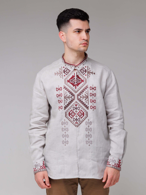 Вишита сорочка Svarga модель SV-MS00582-1111-10016 Фото