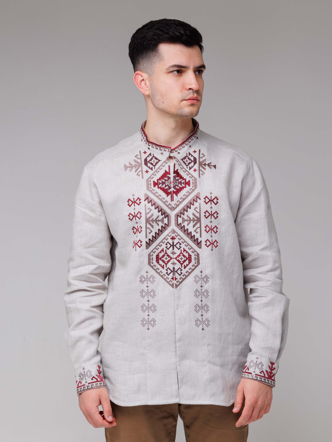 Вишита сорочка Svarga модель SV-MS00582-1111-10016 Фото