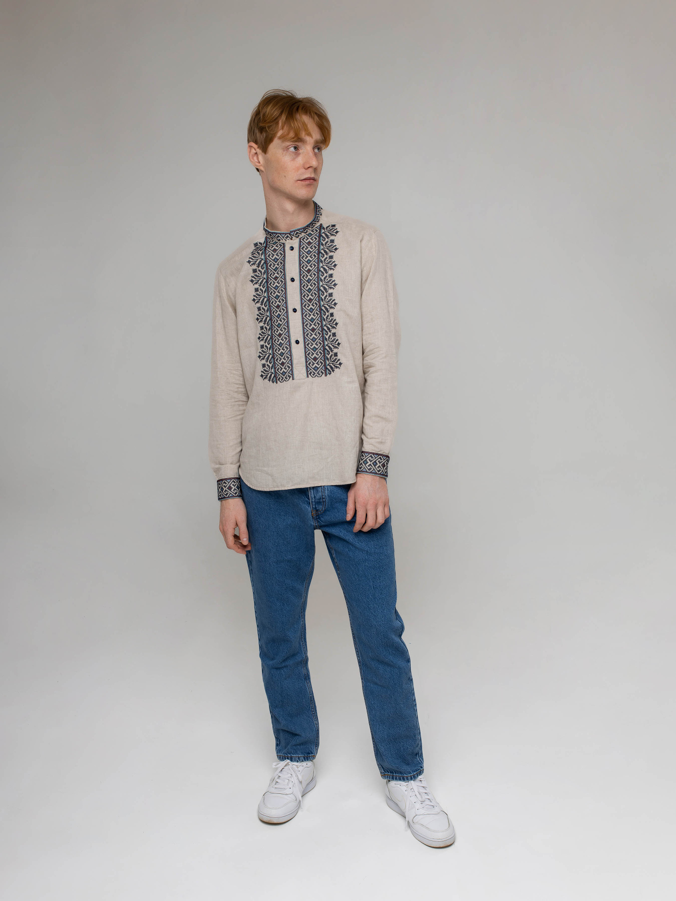 Вишита сорочка Svarga модель SV-MS00593-1175-10002 Фото