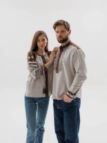 Вышитая рубашка Svarga модель SV-MS00596-1175-10002 Фото