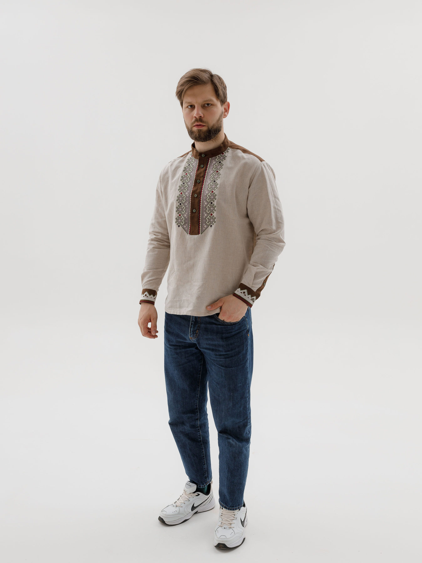 Вишита сорочка Svarga модель SV-MS00596-1175-10002 Фото