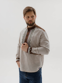 Вишита сорочка Svarga модель SV-MS00596-1175-10002 Вишита сорочка Svarga модель SV-MS00596-1175-10002 Фото