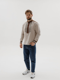 Вишита сорочка Svarga модель SV-MS00596-1175-10002 Вишита сорочка Svarga модель SV-MS00596-1175-10002 Фото