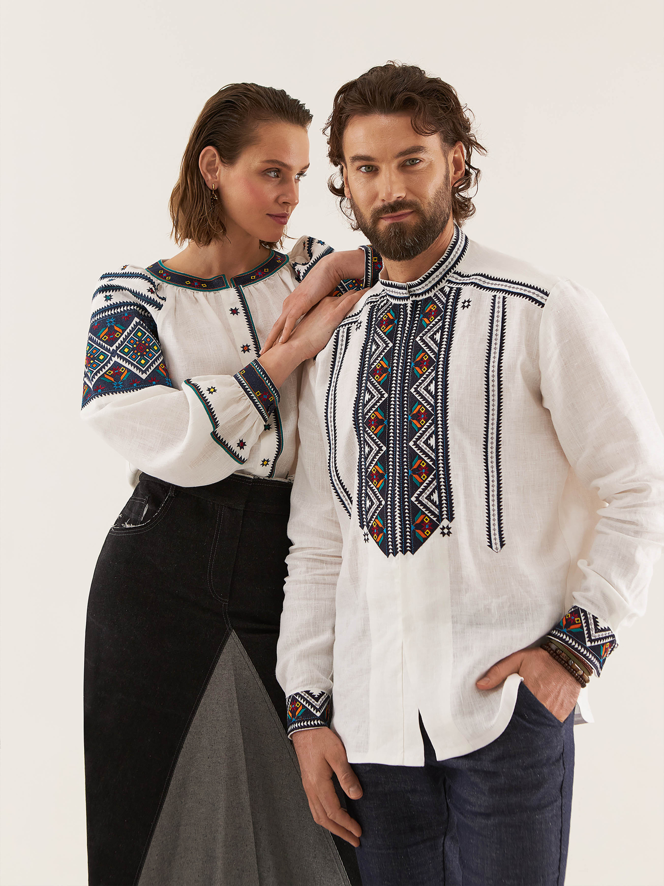 Вишита сорочка Svarga модель SV-MS00625-1111-10001 Фото