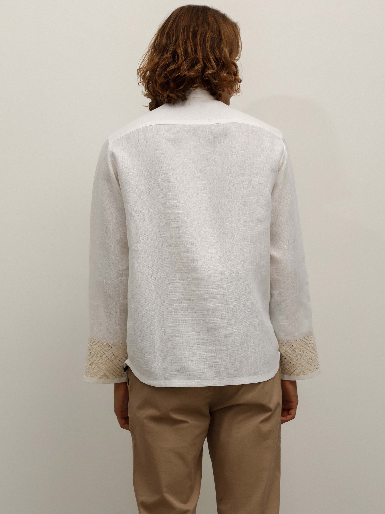 Вышитая рубашка Svarga модель SV-MS00622-1111-10001 Фото