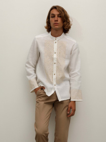 Вышитая рубашка Svarga модель SV-MS00622-1111-10001 Фото