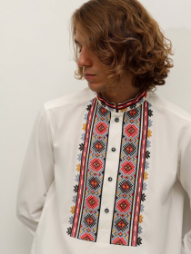 Вышитая рубашка Svarga модель SV-MS00635-1185-10001 Фото