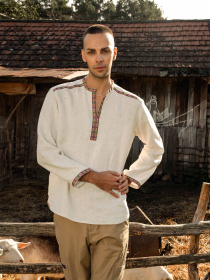 Вишита сорочка Svarga модель SV-MS00637-1111-10017 Вишита сорочка Svarga модель SV-MS00637-1111-10017 Фото