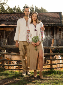 Вишита сорочка Svarga модель SV-MS00637-1111-10017 Вишита сорочка Svarga модель SV-MS00637-1111-10017 Фото