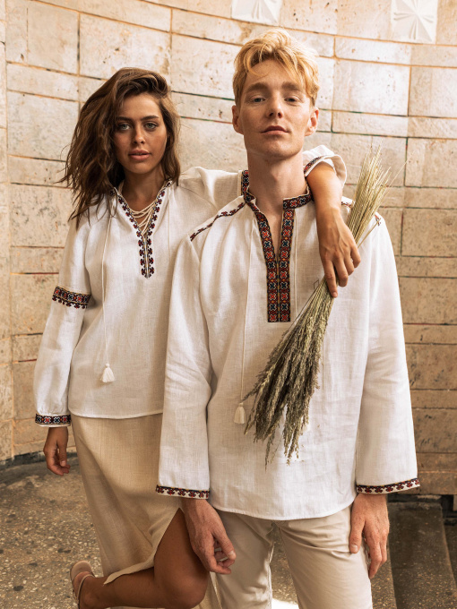 Вишита сорочка Svarga модель SV-MS00639-1111-10001 Фото