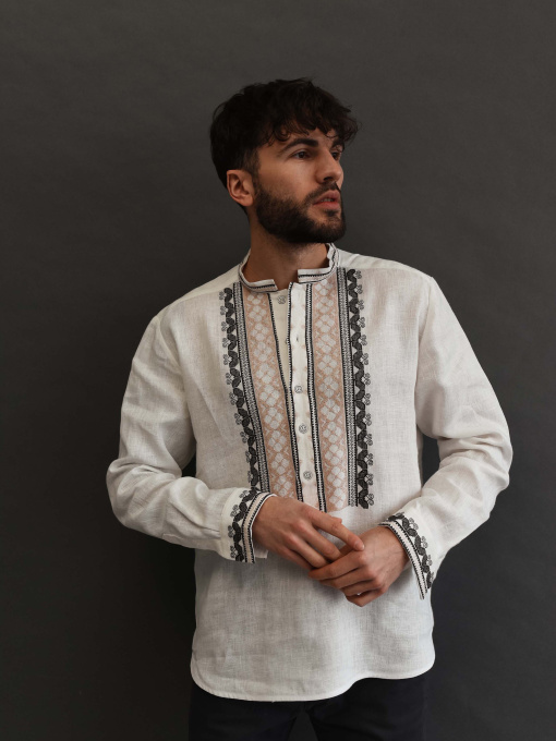 Вишита сорочка Svarga модель SV-MS00685-1111-10001 Фото