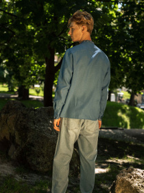 Вышитая рубашка Svarga модель SV-MS00115-1111-10009 Фото