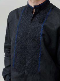 Вышитая рубашка Svarga модель SV-ME00534-0421-01026 Фото