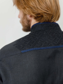 Вышитая рубашка Svarga модель SV-ME00534-0421-01026 Фото