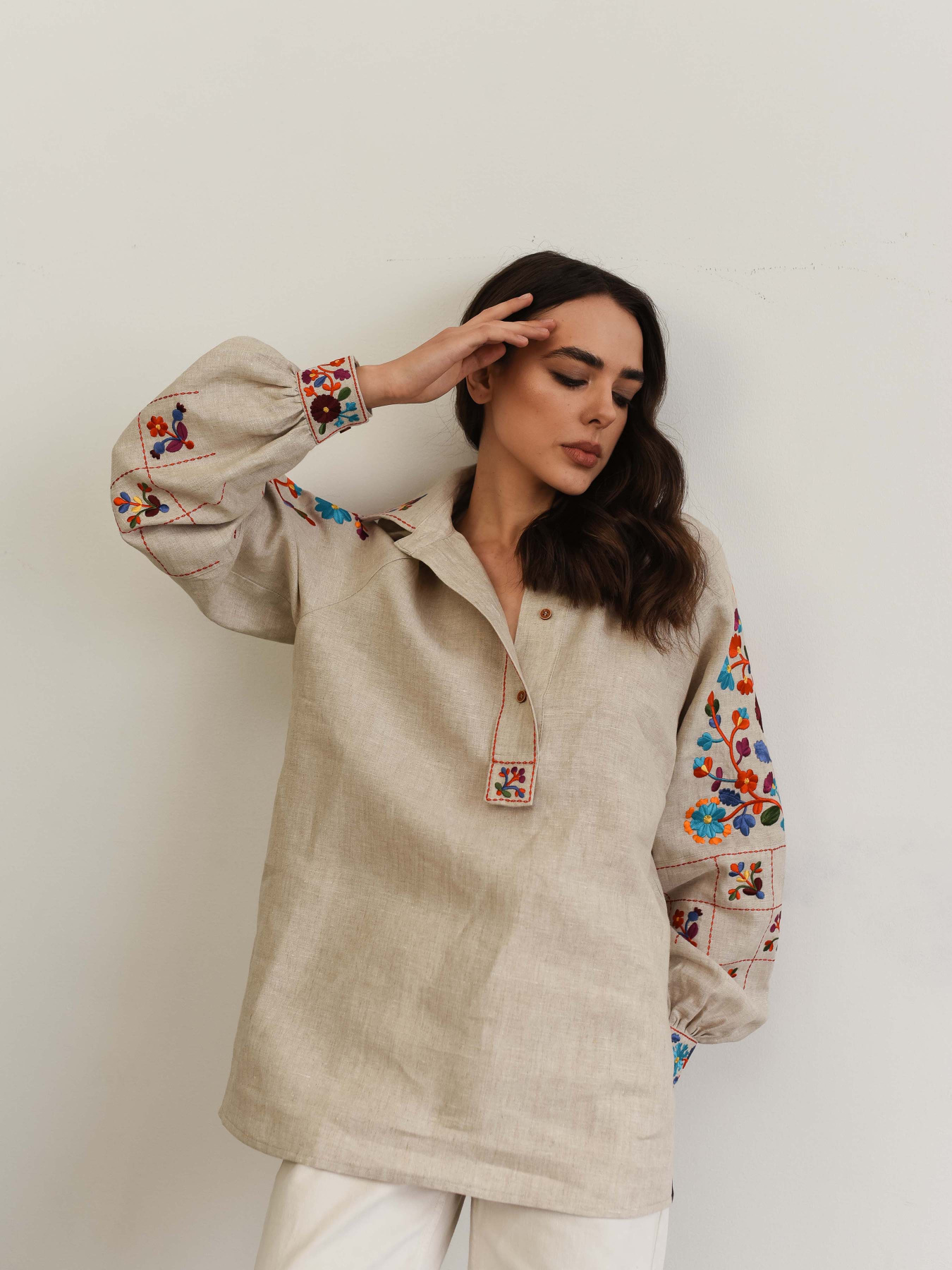 Вишита сорочка Svarga модель SV-FB00492-1111-10001 Фото