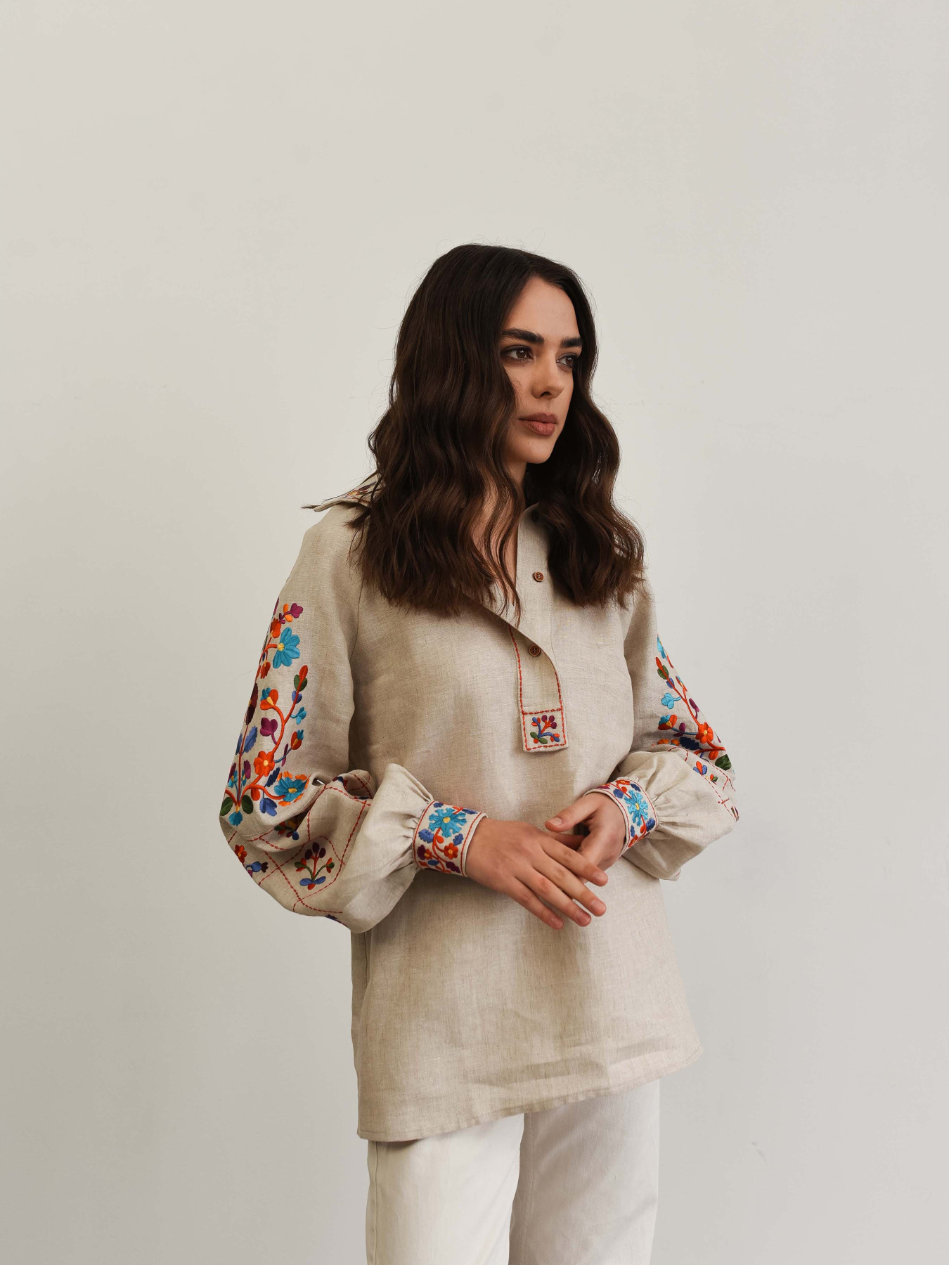 Вишита сорочка Svarga модель SV-FB00492-1111-10001 Фото