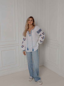 Вышитая рубашка Svarga модель SV-FB00488-1111-10001 Фото