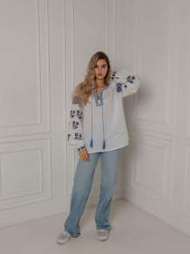 Вышитая рубашка Svarga модель SV-FB00488-1111-10001 Фото