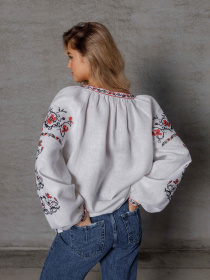 Вышитая рубашка Svarga модель SV-FB00489-1111-10001 Фото