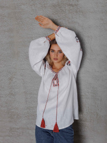 Вышитая рубашка Svarga модель SV-FB00489-1111-10001 Фото