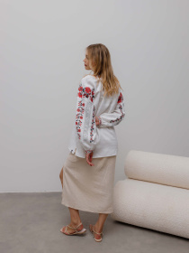 Вышитая рубашка Svarga модель SV-FB00487-1111-10001 Фото