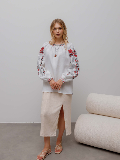 Вишита сорочка Svarga модель SV-FB00487-1111-10001 Фото