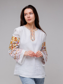 Вышитая рубашка Svarga модель SV-FB00494-1111-10001 Фото