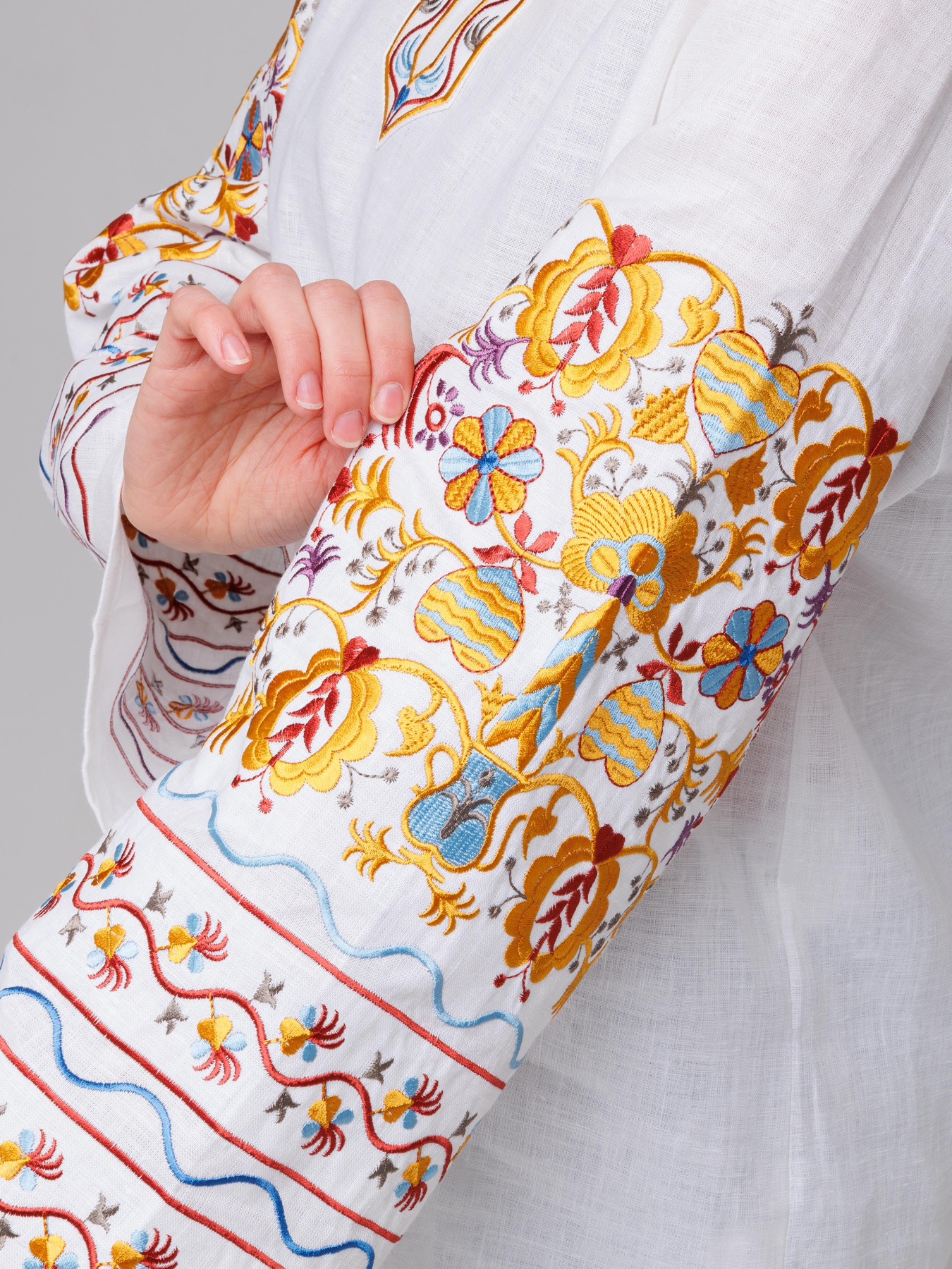 Вышитая рубашка Svarga модель SV-FB00494-1111-10001 Фото