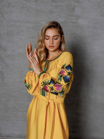 Вышитое платье Svarga модель SV-FD00537-1160-10037 Фото