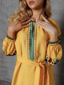 Вышитое платье Svarga модель SV-FD00537-1160-10037 Фото