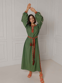 Вышитое платье Svarga модель SV-FD00621-1160-10041 Фото