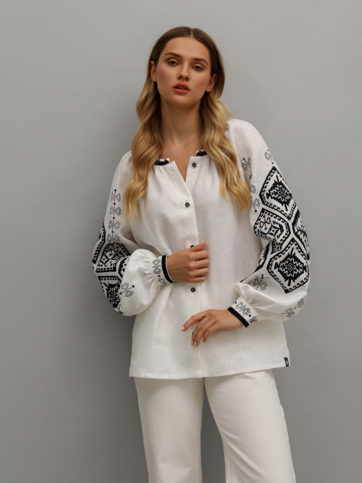 Вишита сорочка Svarga модель SV-FD00569-1111-10039 Фото