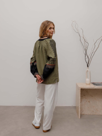 Вышитая рубашка Svarga модель SV-FD00570-1111-10010 Фото