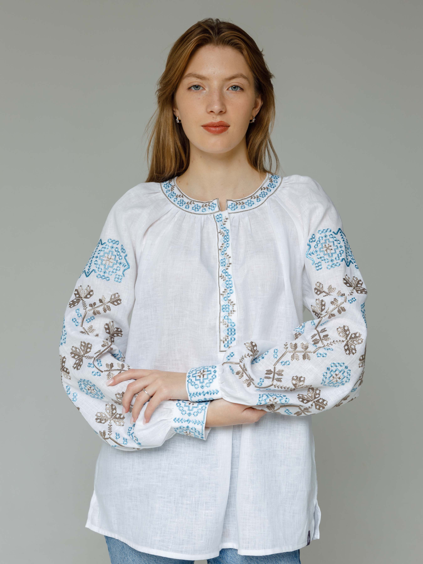 Вышитая рубашка Svarga модель SV-FB00600-1111-10001 Фото